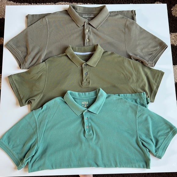 Bundle 3 Polo Shirt Men’s Red Head Brand Co, Logan Hill and Denver Hayes - Picture 1 of 12